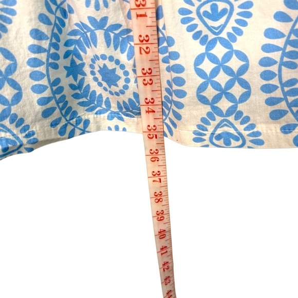 GIORGIA GIANNINI Santorini Mini Dress Bell Sleeves Embellished V-Neck Tiered Sm - Picture 9 of 12